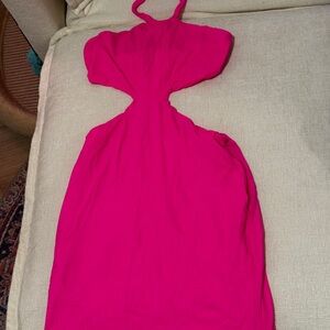 SKIMS Hot Pink Mini Dress